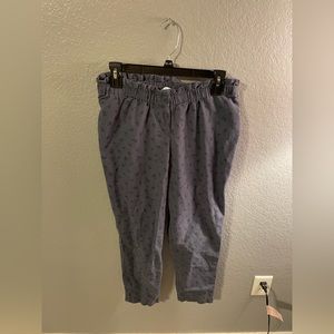 The Nines by HATCH Purple Patterned Pants